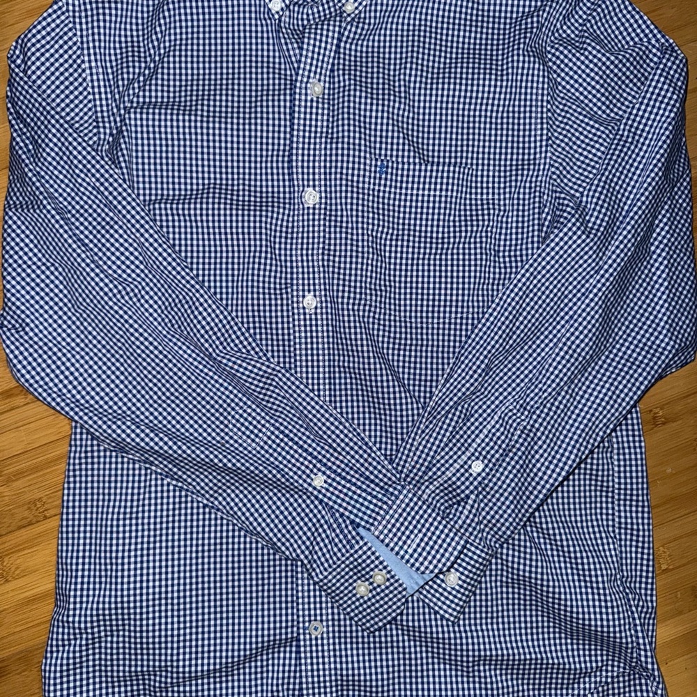 Men's Blue Checkered Shirt